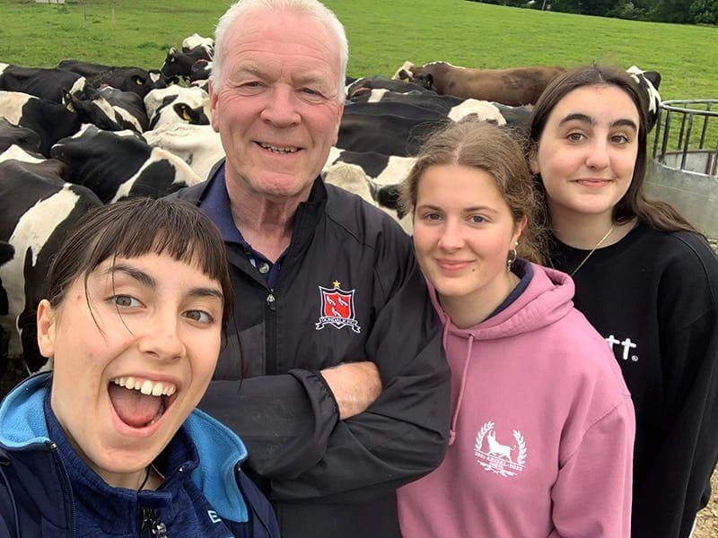 Irish host family